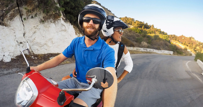 GoPro Fixations adhésives incurvées et plates produit à l'usage
