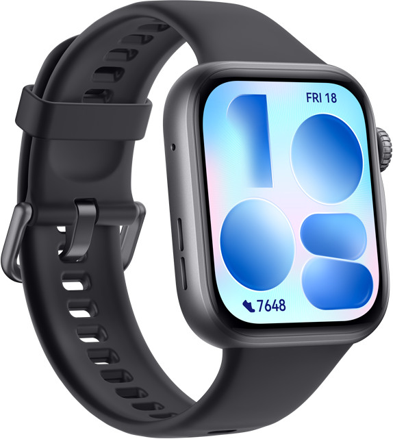 Huawei Watch Fit 5 42 mm Zwart linkerkant