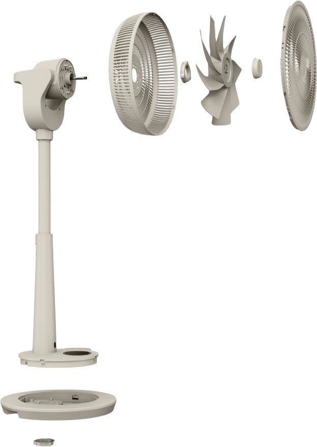 Duux Whisper 3 Greige visual supplier