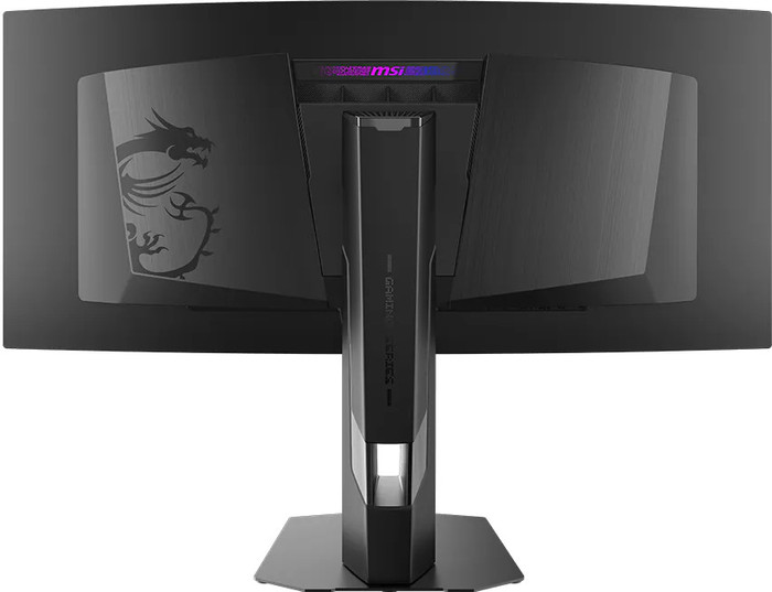 MSI MPG 341CQR X36 QD-OLED Curved achterkant