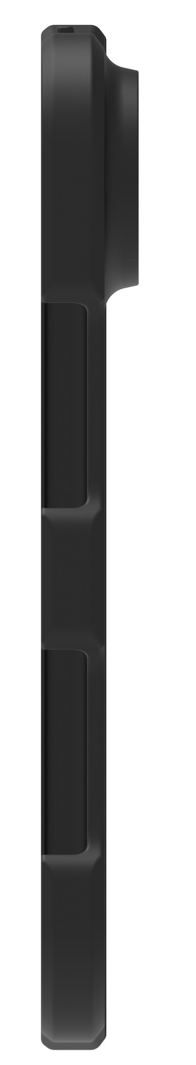 BlueBuilt Protective Back Cover met MagSafe iPhone Duo Zwart rechterkant