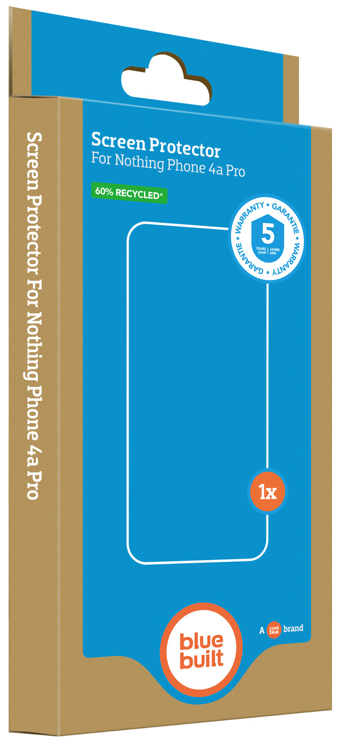 BlueBuilt Nothing Phone (4a) Pro Screenprotector Glas verpakking