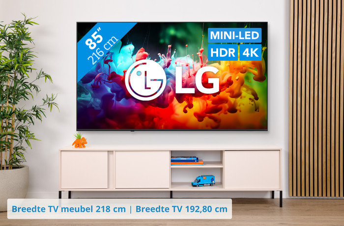 LG Mini-led 85" QNED70 (2026) visual Coolblue 1