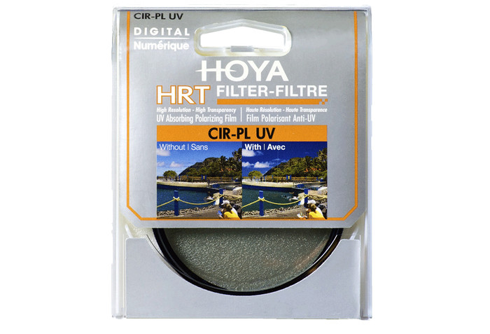 Hoya HRT Polarisatiefilter en UV-Coating 67mm verpakking