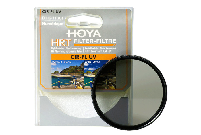Hoya HRT Filtre de Polarisation et Revêtement anti-UV 55 mm dessus