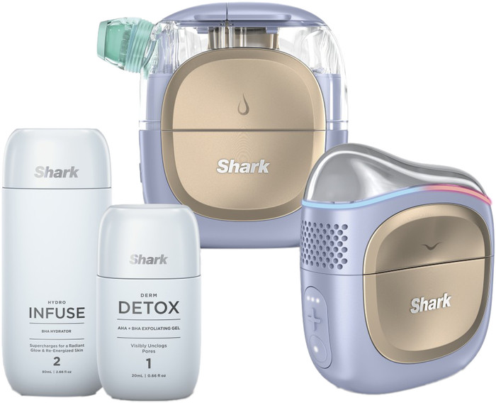 Shark FacialPro Glow + DePuffi FH320EUPL Mauve Main Image