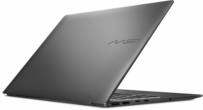 MSI Prestige 13 AI+ A3MG-015BE OLED Azerty achterkant