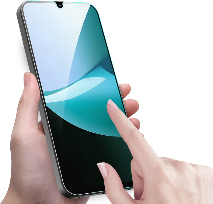 Just In Case Tempered Glass Xiaomi Redmi 15C Screenprotector product in gebruik
