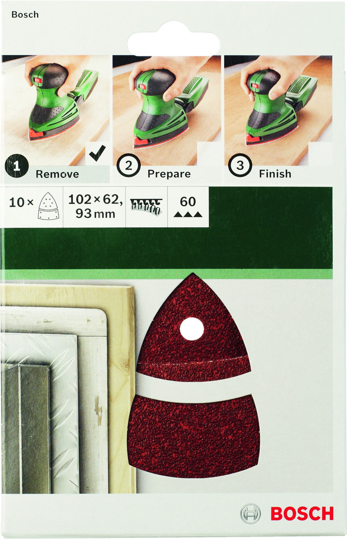 Bosch Disque abrasif 102 x 102 x 62 mm K120 (10x) null