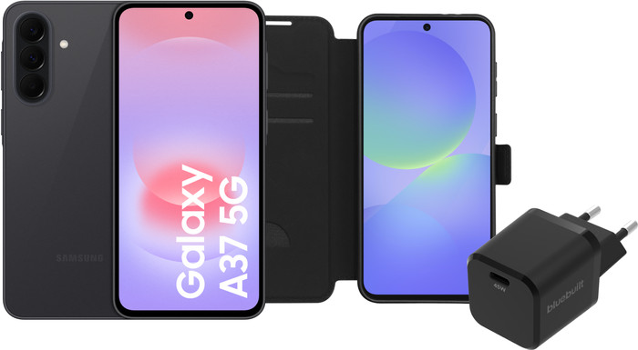 Samsung Galaxy A37 128GB Zwart 5G Enterprise Edition + Basis Accessoirepakket Main Image