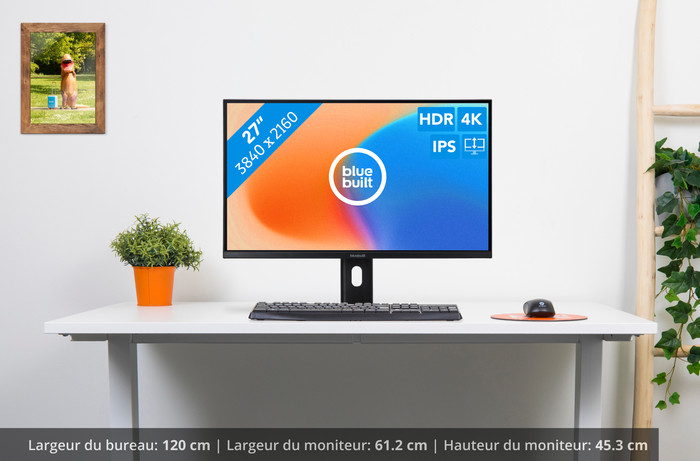 BlueBuilt Écran PC 4K 27 Pouces visuel Coolblue 1