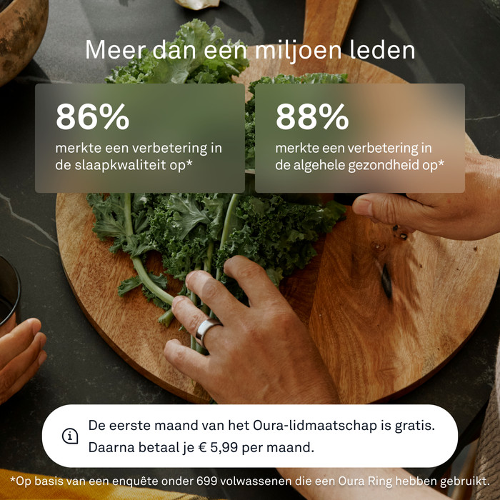 Oura Ring 4 Maat 9 Zilver visual leverancier