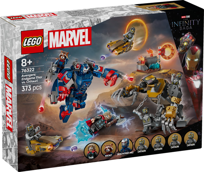 LEGO Marvel Avengers Endgame Thor vs Chitauri 76322 packaging