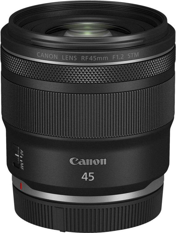 Canon RF 45 mm F1.2 STM voorkant