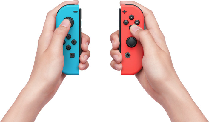 Nintendo Switch Joy-Con Set Red/Blue + Nintendo Switch Joy-Con Charge Grip null