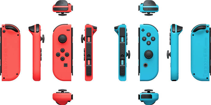 Nintendo Switch Joy-Con Set Red/Blue + Nintendo Switch Joy-Con Charge Grip null