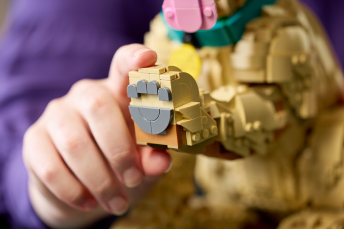 LEGO Icons Golden Retriever Puppy 11384 product in gebruik