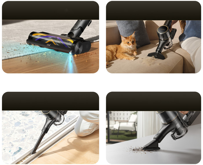 Dreame R20 Pro product in gebruik