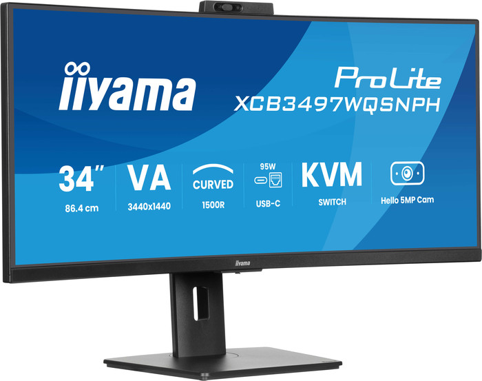 Iiyama Prolite XCB3497WQSNPH-B1 voorkant
