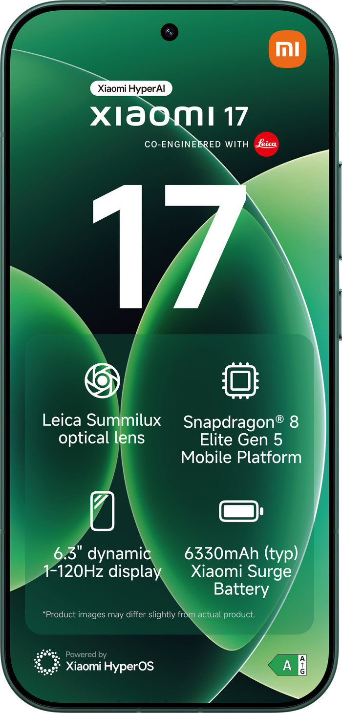 Xiaomi 17 256GB Groen 5G voorkant