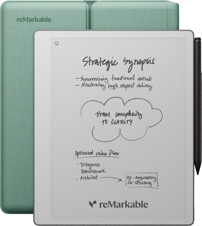 reMarkable Paper Pure avec Book Case Vert Main Image