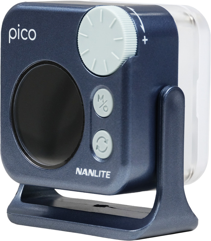 Nanlite Pico LED Mini Pocket Light Midnight Blue achterkant