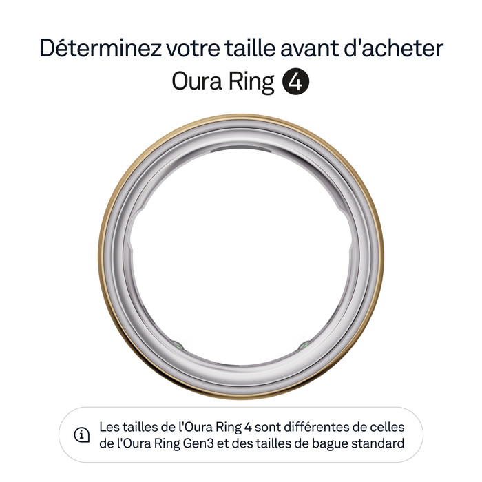 Oura Ring 4 Taille 8 Or visuel fournisseur