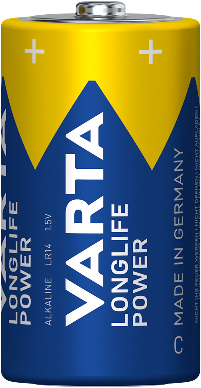 Varta Longlife Power C Blister 2 stuks voorkant