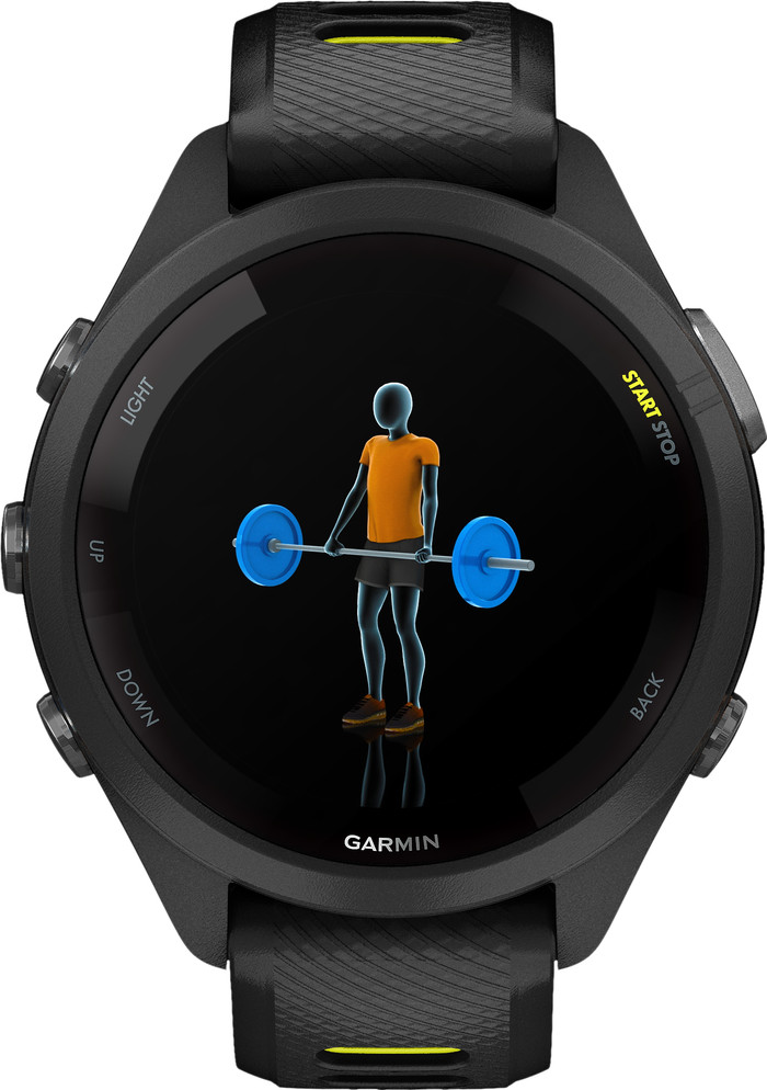 Garmin Forerunner 265S Zwart voorkant