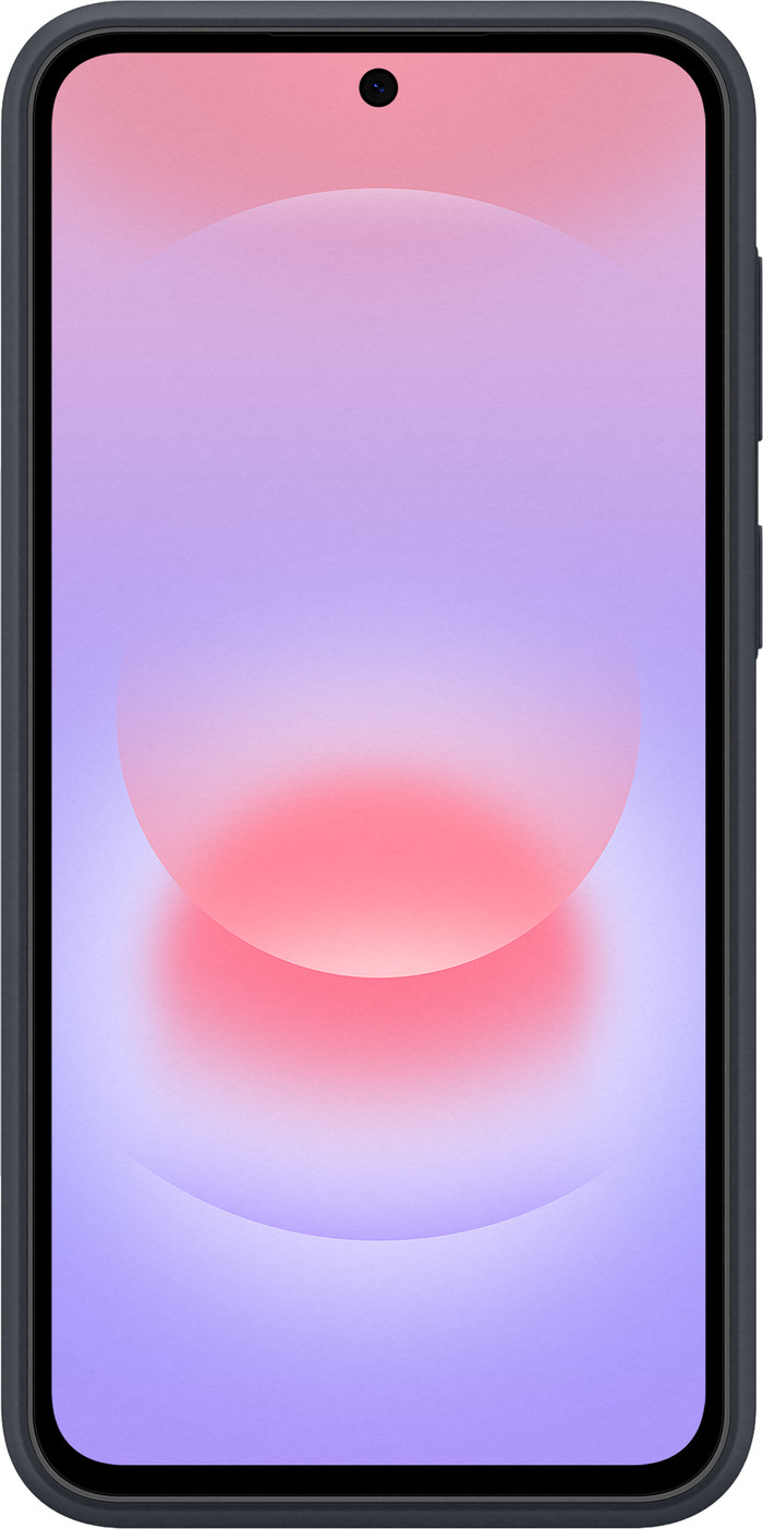 Samsung Galaxy A37 Siliconen Back Cover Zwart voorkant