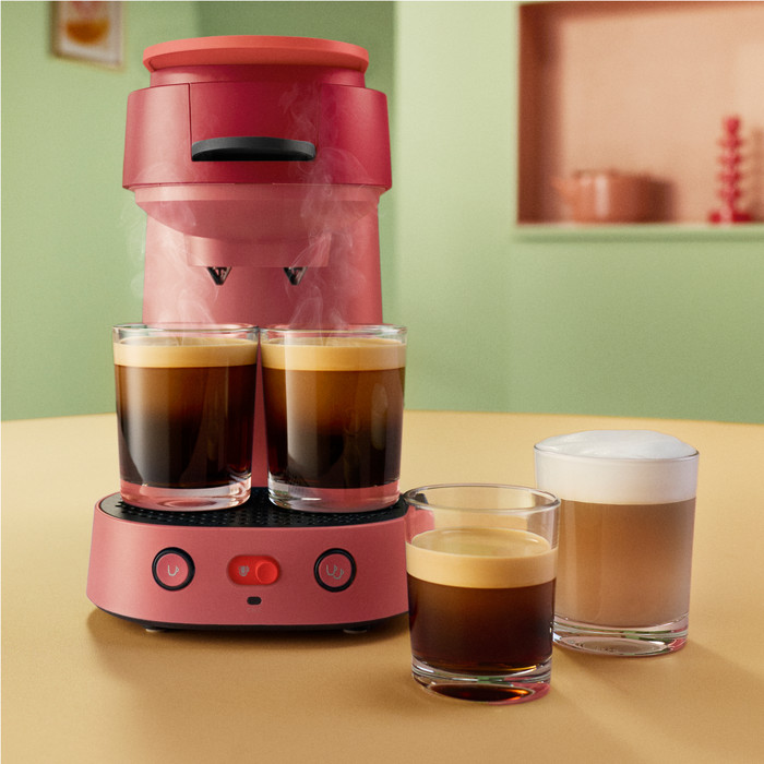 Philips koffiepadmachine Senseo Vibe CSA225/90 Rood voorkant