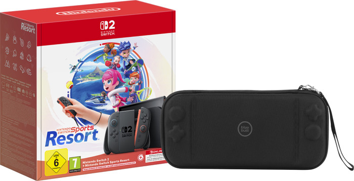 Nintendo Switch 2 + Nintendo Switch Sports Resort + BlueBuilt Housse de Protection Main Image