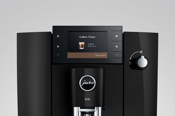 JURA E6 Piano Black (ED) detail