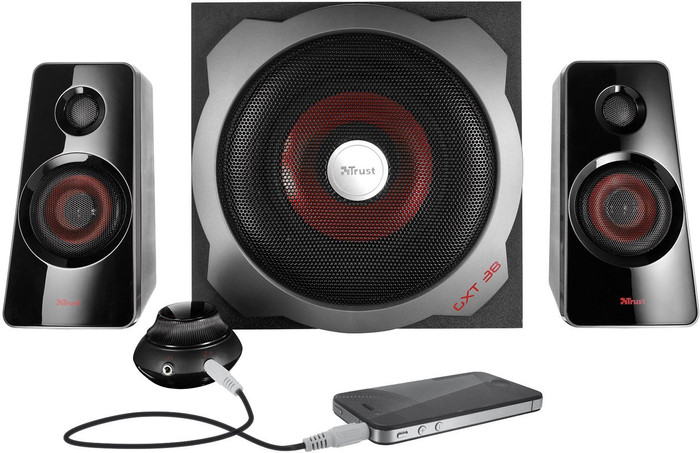 Trust GXT 38 2.1 Subwoofer PC Speaker product in use