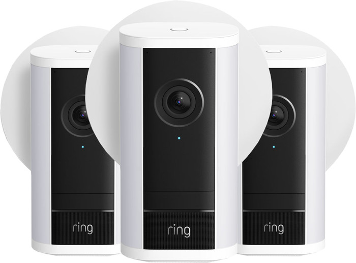 Ring Spotlight Camera Pro 2e Generatie Stekker Wit 3-Pack Main Image