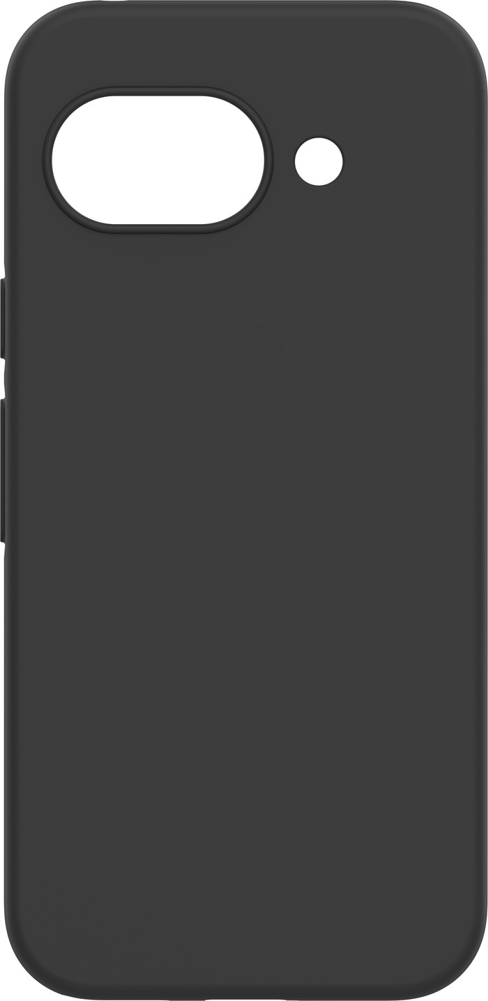 Just in Case Soft Design Google Pixel 10a Back Cover Zwart voorkant