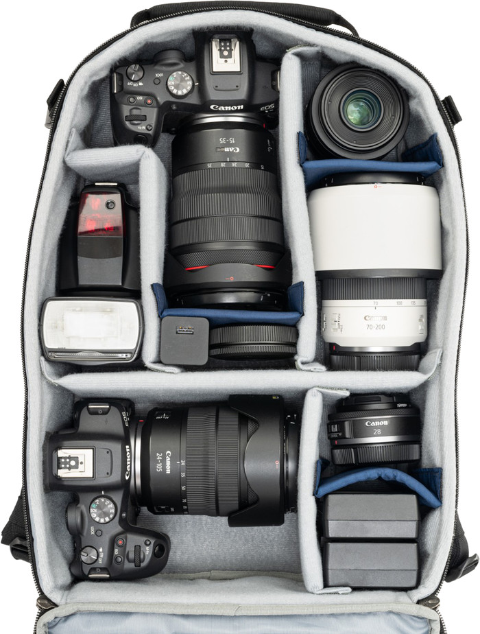 Think Tank Mirrorless Mover Backpack Marine Blue intérieur