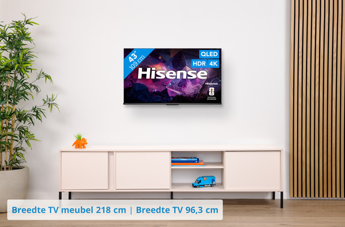 Hisense QLED 43" E79S PRO (2026) visual Coolblue 1