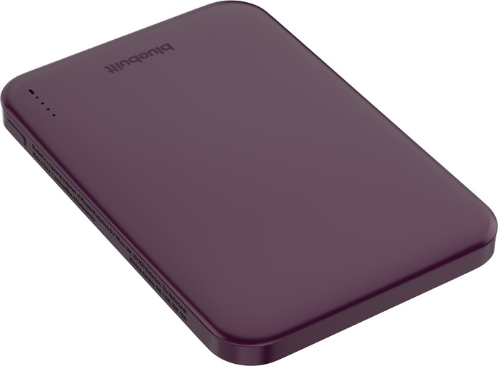 BlueBuilt Draadloze Powerbank met Qi2 en MagSafe 5.000 mAh met Snelladen 20 Watt Rood bovenkant