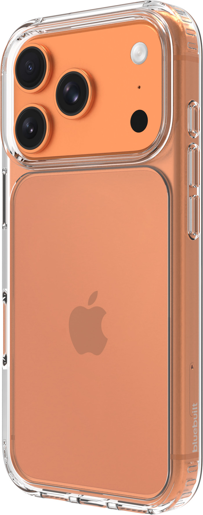 BlueBuilt Protective Back Cover iPhone 17 Pro Transparent right side