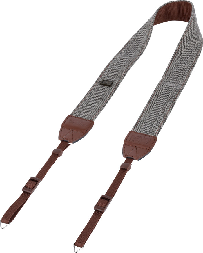 Rollei Camera Strap Bruin detail