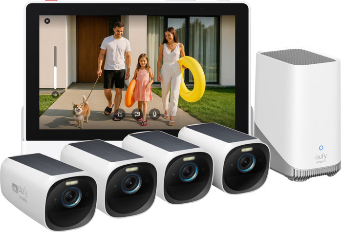 eufyCam 3 4-Pack + Smart Display E10 Main Image