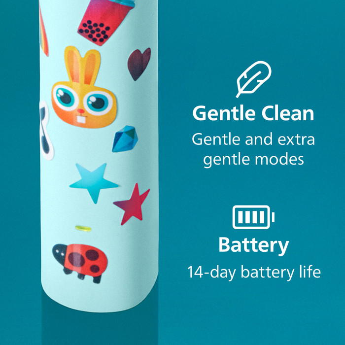 Philips Sonicare For Kids 3+ HX6500/33 Bleu détail