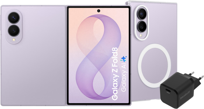 Samsung Galaxy Z Fold 8 512 Go Lilas 5G + Pack d'Accessoires Main Image