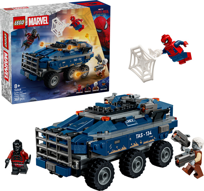 LEGO Marvel Spider-Man achtervolging van gevangenistransport 76349 rechterkant