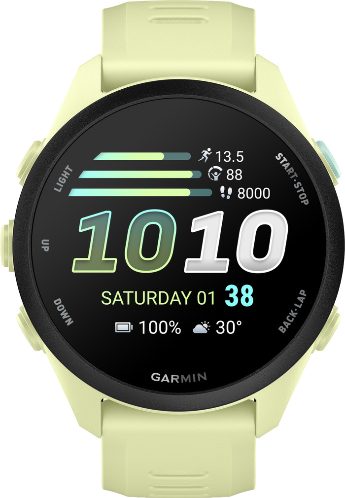 Garmin Forerunner 70 43 mm Geel voorkant