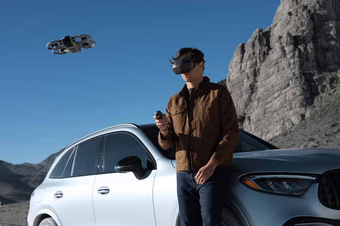 DJI Avata 360 Motion Fly More Combo + Goggles N3 + RC Motion 3 product in gebruik