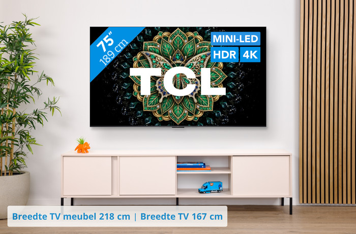 TCL QD Mini-led 75" C69K Pro (2026) visual Coolblue 1