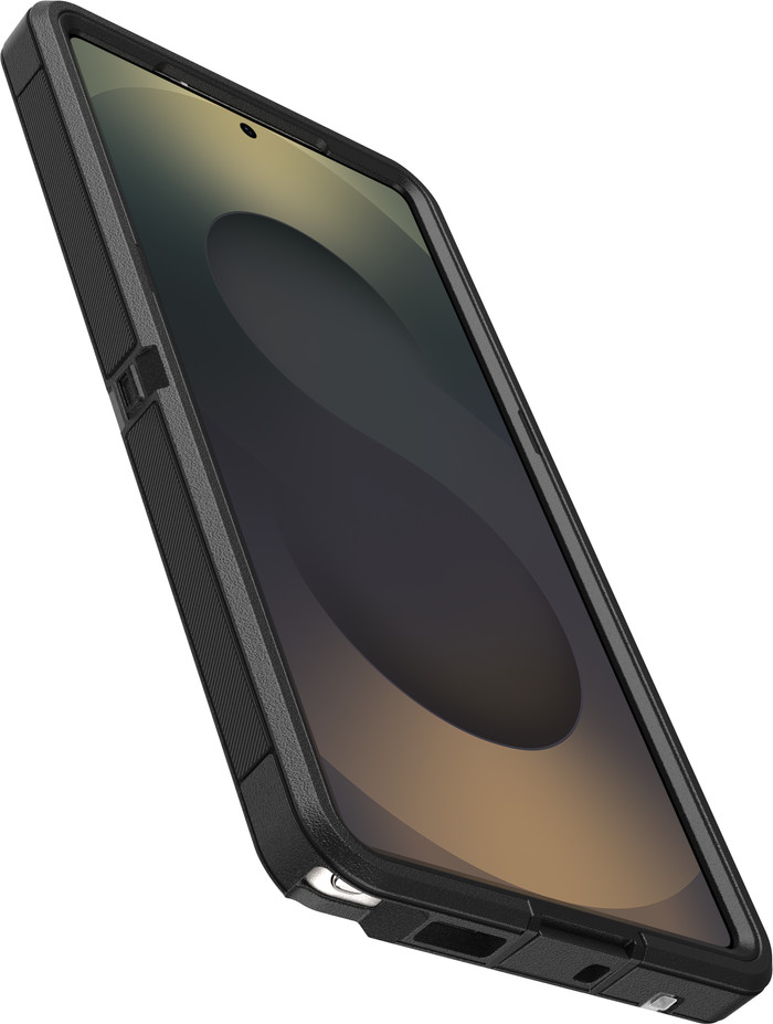 OtterBox Defender Samsung Galaxy S25 Ultra Back Cover with Magnet Transparent Black Belt bottom
