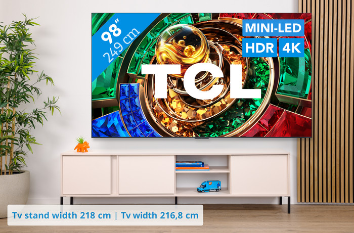 TCL RGB Mini-LED 98 inches RM9L (2026) visual Coolblue 1